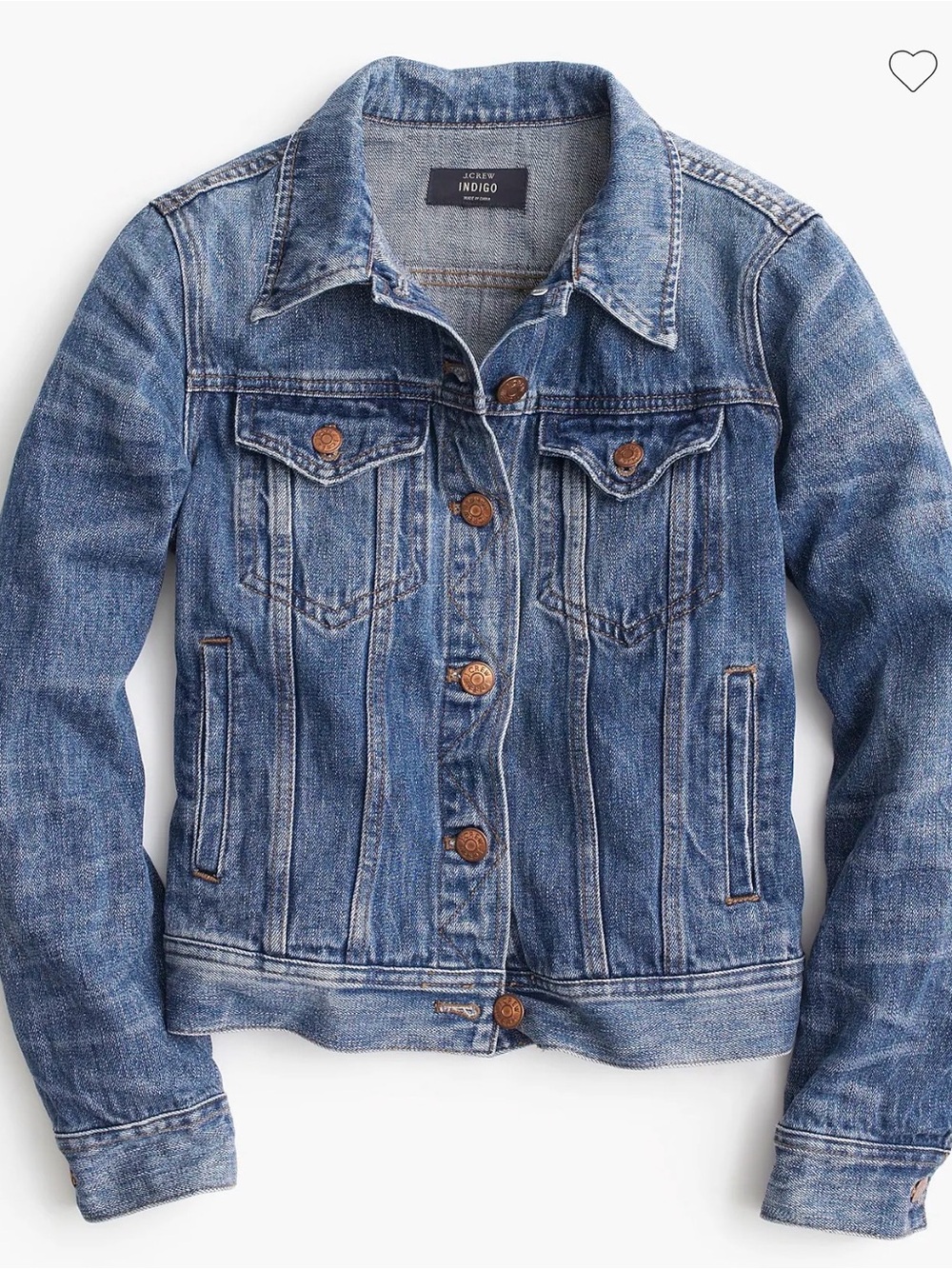 J Crew Indigo Denim Jacket